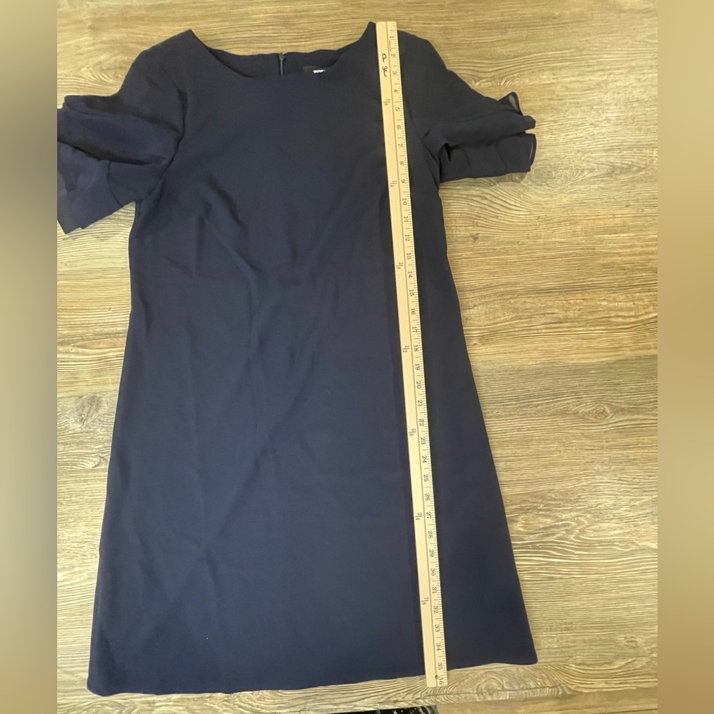 NWT DKNY Navy Blue Zip Dress Size 8